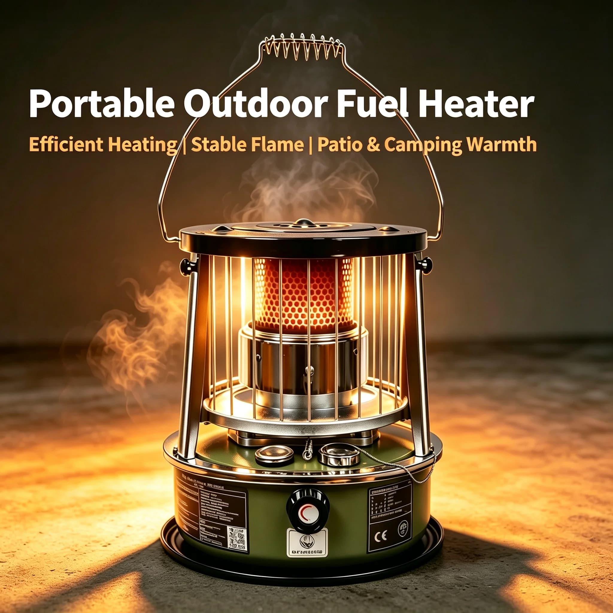 Heating Stove Household Outdoor Camping Barbecue Ice Fishing Heating Portable Baking Stove Sta