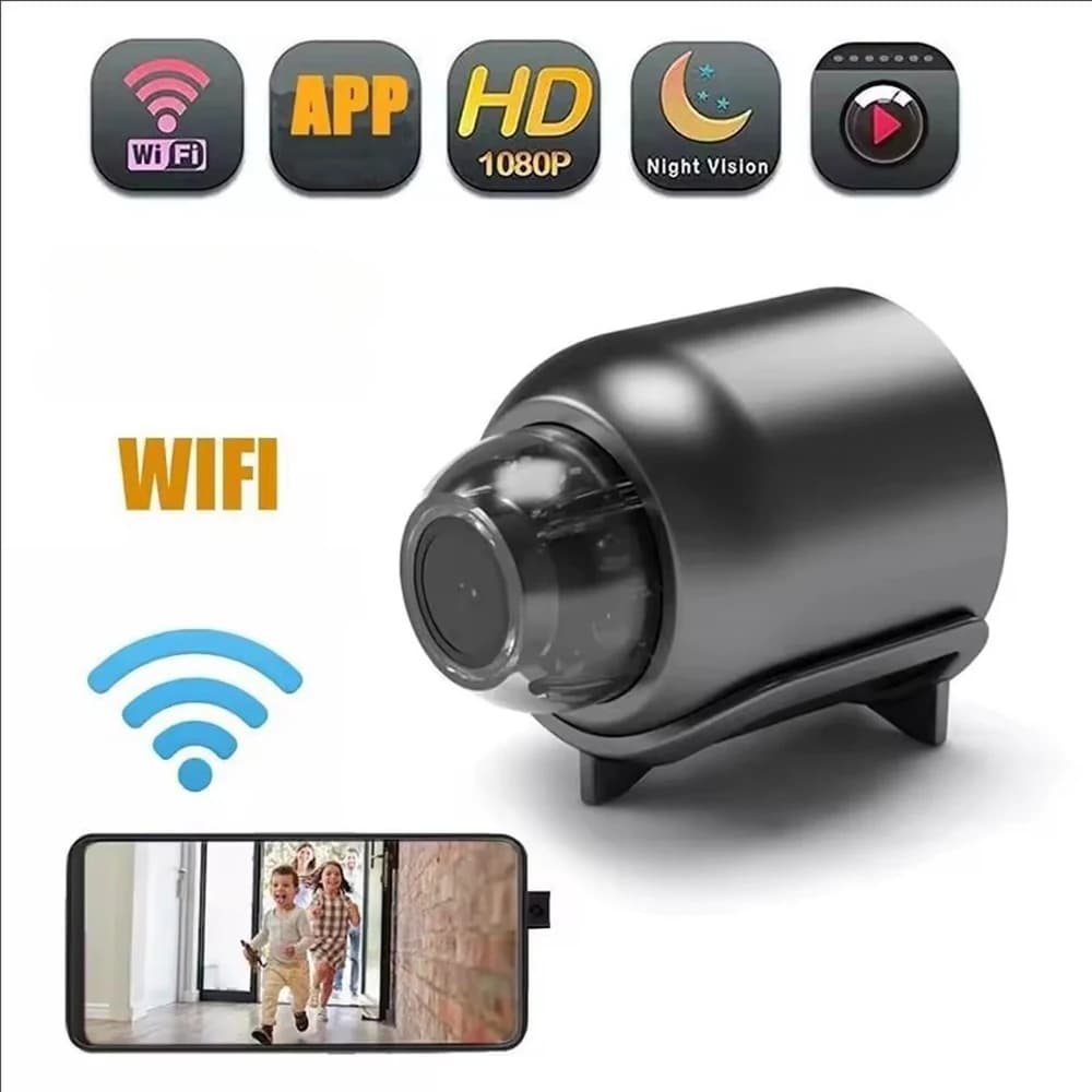 X5 Mini WiFi Camera HD 1080P Wireless Surveillance Cam Night Vision Motion Detection Indoor Security Baby Monitor Recorder