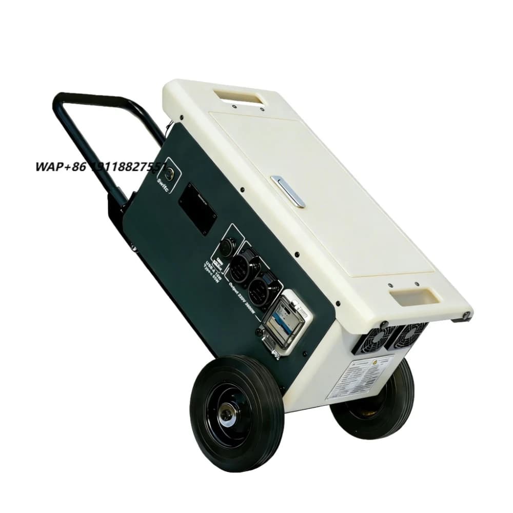 3000W Waterproof Semi Solid State Battery Solar Portable Power Station Maker Car Jump Starter for Home Outdoor Camping