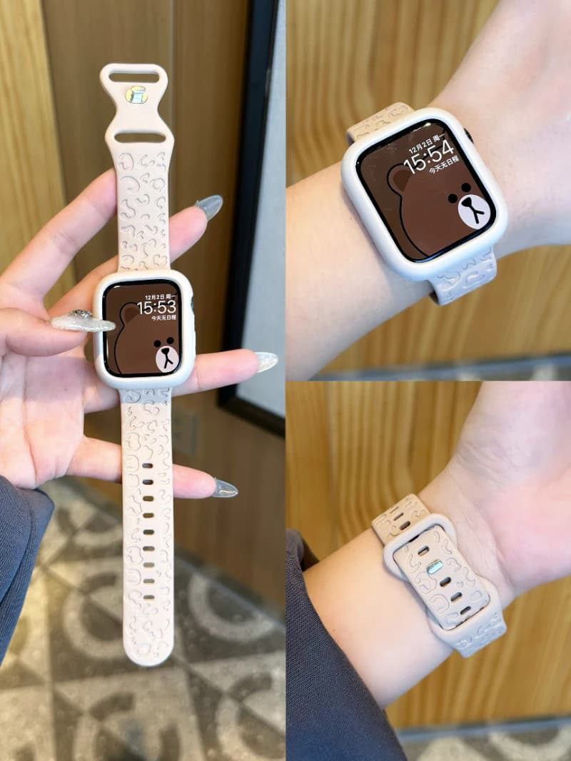 Custodia morbida in silicone + cinturino per Apple Watch 11-10 46mm 42/40mm 44/41/45mm Protezione paraurti TPU Cover iwatch Serie 9 8 7 6 5 4 SE 3