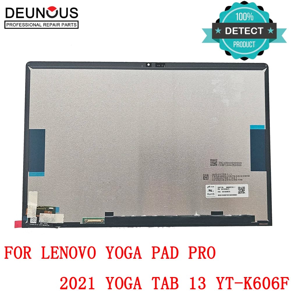 Per Lenovo Yoga Pad Pro 2021 Yoga Tab 13 YT-K606F YT-K606M YT-K606 13 "Display LCD Touch Screen Digitizer Pannello di Vetro di Montaggio