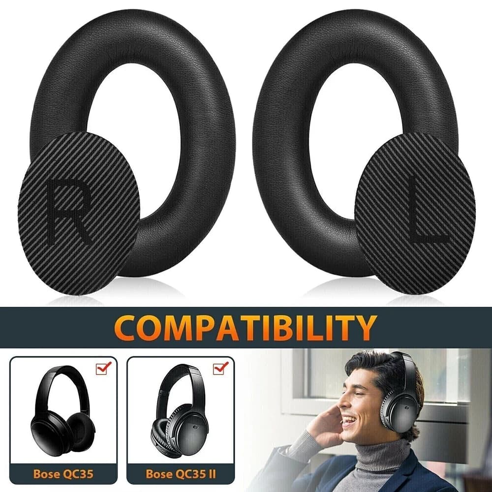 Cuscinetti Auricolari in Memory Foam di Ricambio per Isolamento Acustico per Cuffie Bose QuietComfort QC2 QC15 QC25 QC35 AE2