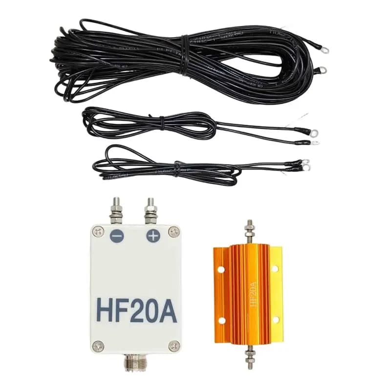 Stazione Radio a Onde Corte A92Z per Esterni, Antenna HF20A a Banda Completa 1.5-30Mhz Senza Zone Cieche, Accessori per Walkie-Talkie