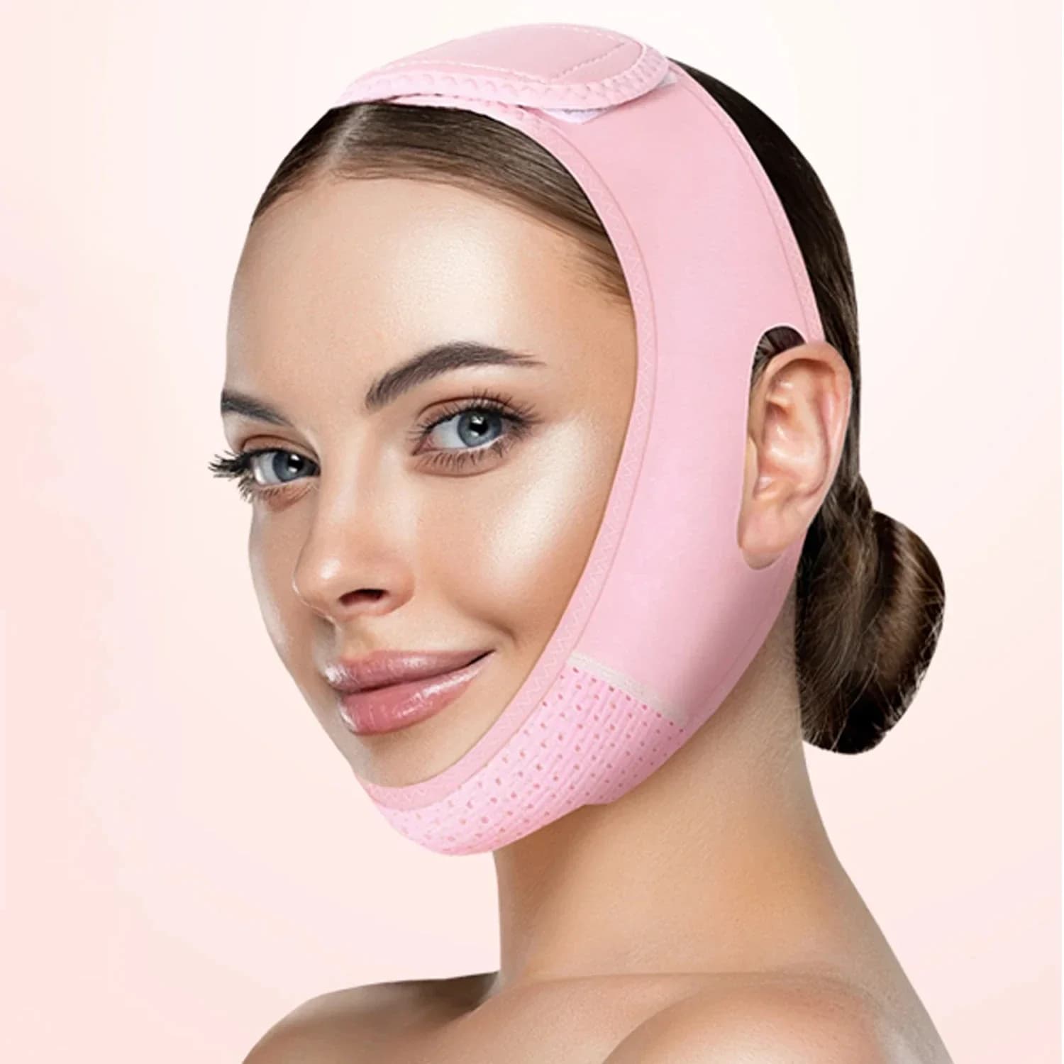 Traspirante Pelle del viso Benda dimagrante Donna Mento Guancia Sollevamento Cintura V Linea Viso Shaper Massaggio facciale Cinghia Cura Strumenti di bellezza