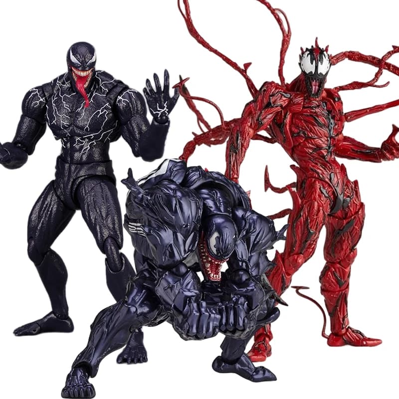 Nuovo Modello Collezionabile Articolato 2026 - Action Figure Venom, Carnage, Spider-Man di AMAZING YAMAGUCHI - Regalo per i Fan