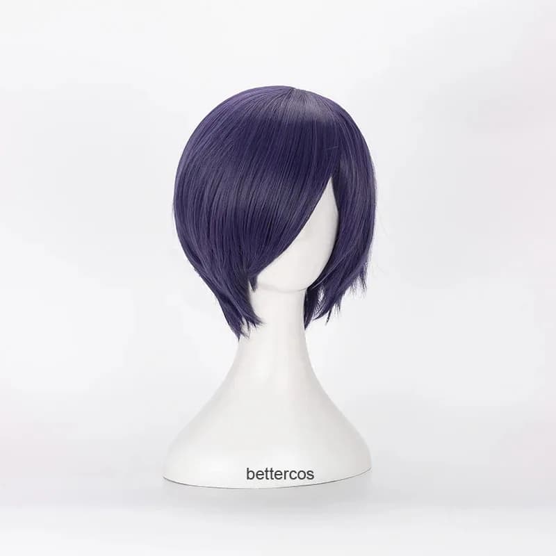 NewTouka Cosplay Kirishima Toka Heat Resistant Purple Synthetic Hair + Hair Cap5;c,6's.2;b'8,