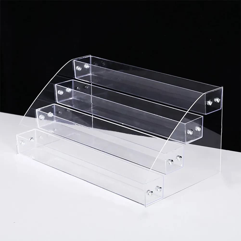 Sunglasses Holder 4 Tier Organizer Durable Acrylic Glasses Display Stand for Shop Home Use Gift Friends Collectors