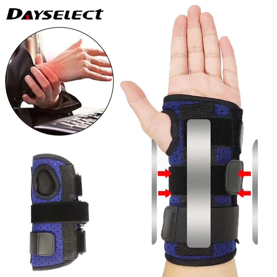 1PC Fitness supporto per il polso professionale stecca fascia per l'artrite cintura carpale Tunnel tutore per il polso protezione per il polso per la prevenzione della distorsione