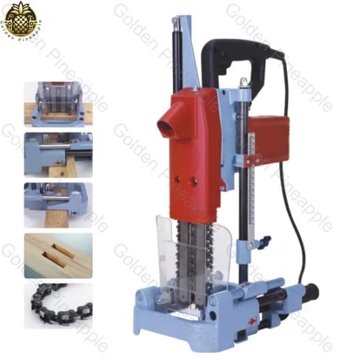 Mortasatrice a Catena Portatile per Legno, Utensile Elettrico per Falegnameria, Foratrice per Serrature di Porte e Carpenteria