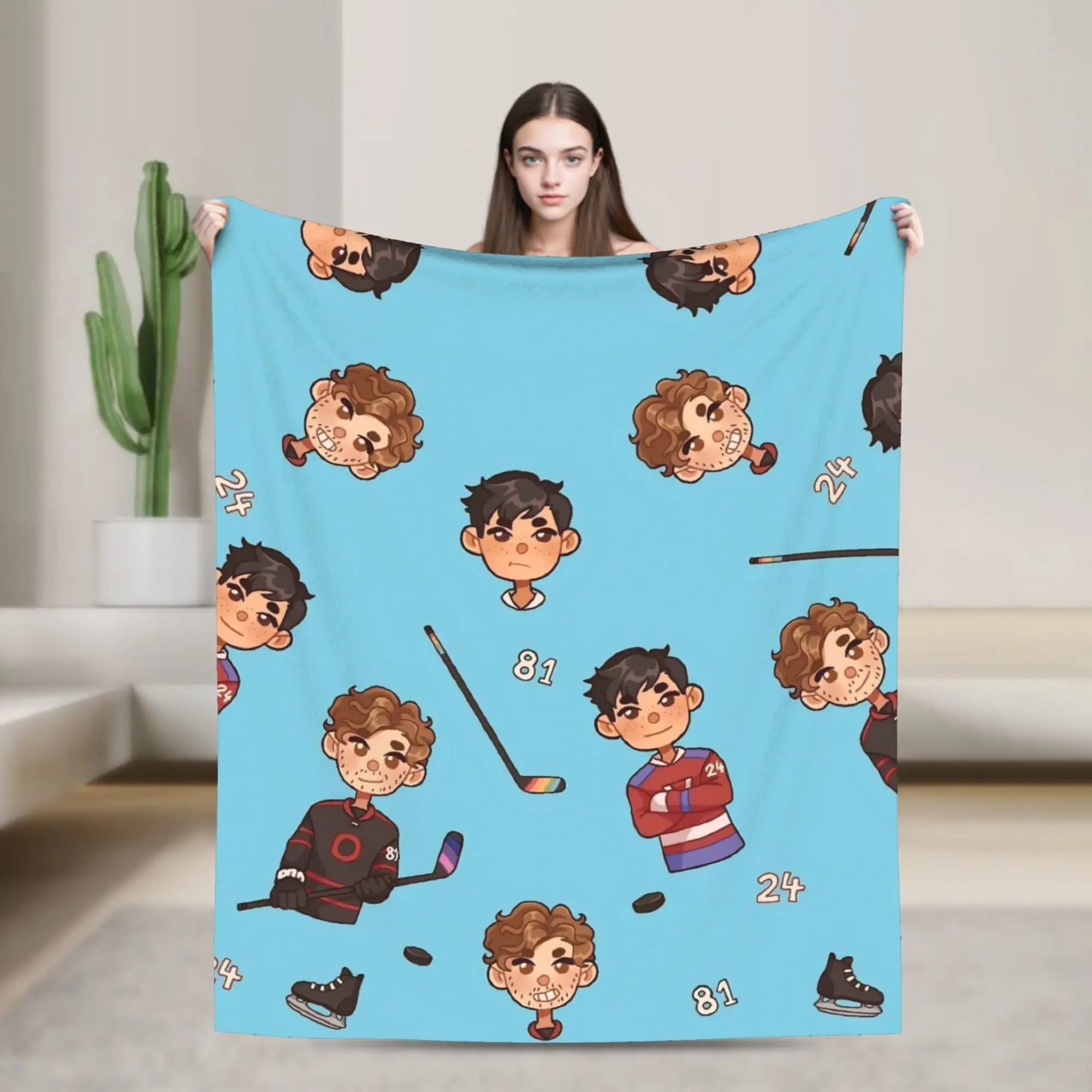 Heated Rivalry Blanket Flannel Summer Air Conditioning Canadian Breathable Lightweight Thin Throw Blankets Couch Bedspreads