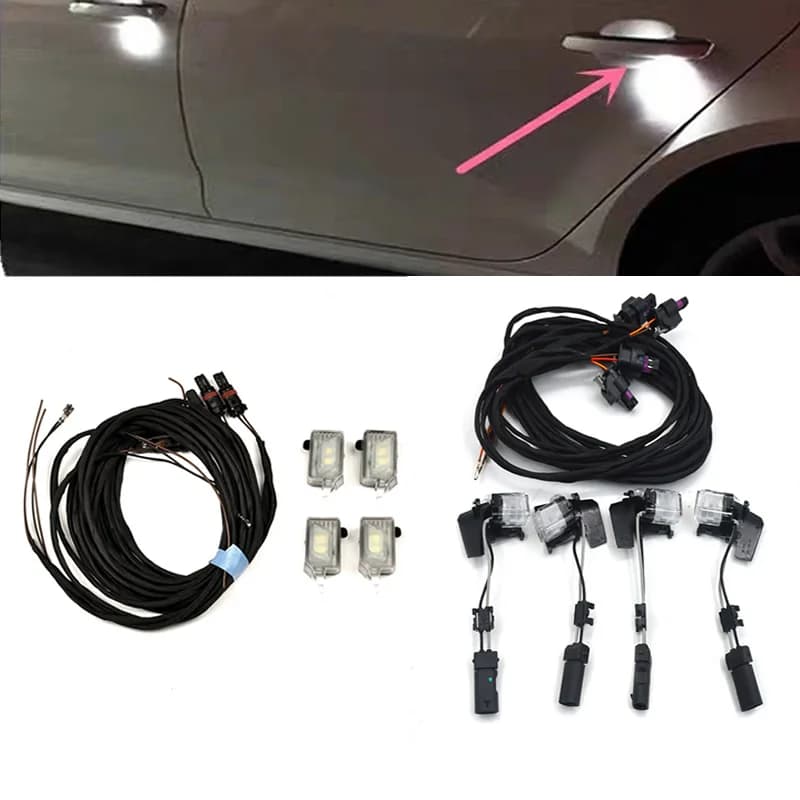 Luce LED per Maniglia Esterna Porta per Audi A4 B9 8W Q5 A6 C8 A5, Luce di Benvenuto per Pomello Porta 8WD 947 133 8WD 947 134