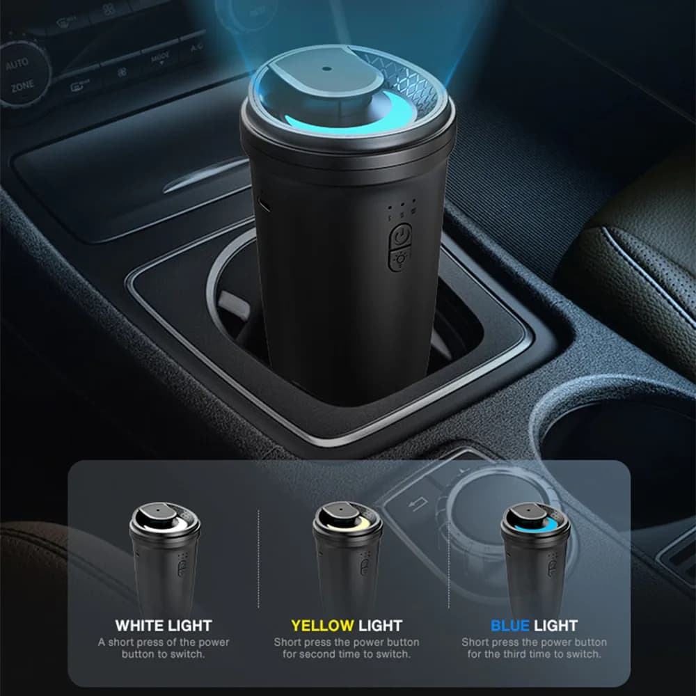 Auto Namste 50m3, Water Deodorant for Essential Oils, Aluminum Alloy, USB-C Charging with Button