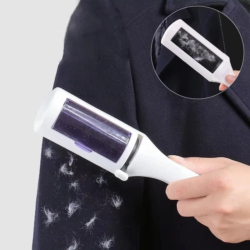 Reusable Pet Hair Remover Roller Washable Lint Roller for Clothes Sofa Carpet Car Seat Portable Hair Dust Cleaner