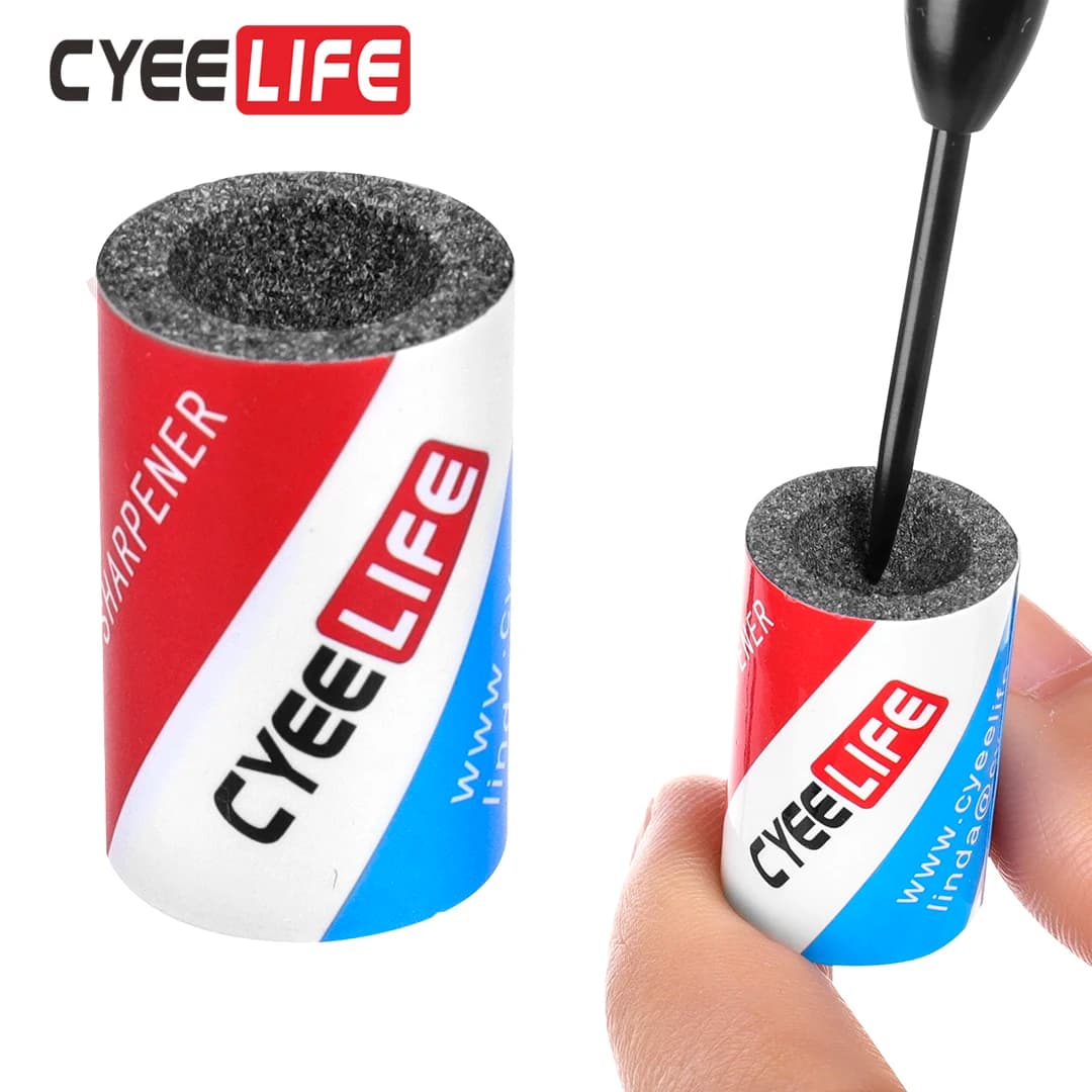 Affilatrice per freccette CyeeLife, 2/5/10 confezioni, kit di accessori per freccette per punte per freccette in acciaio