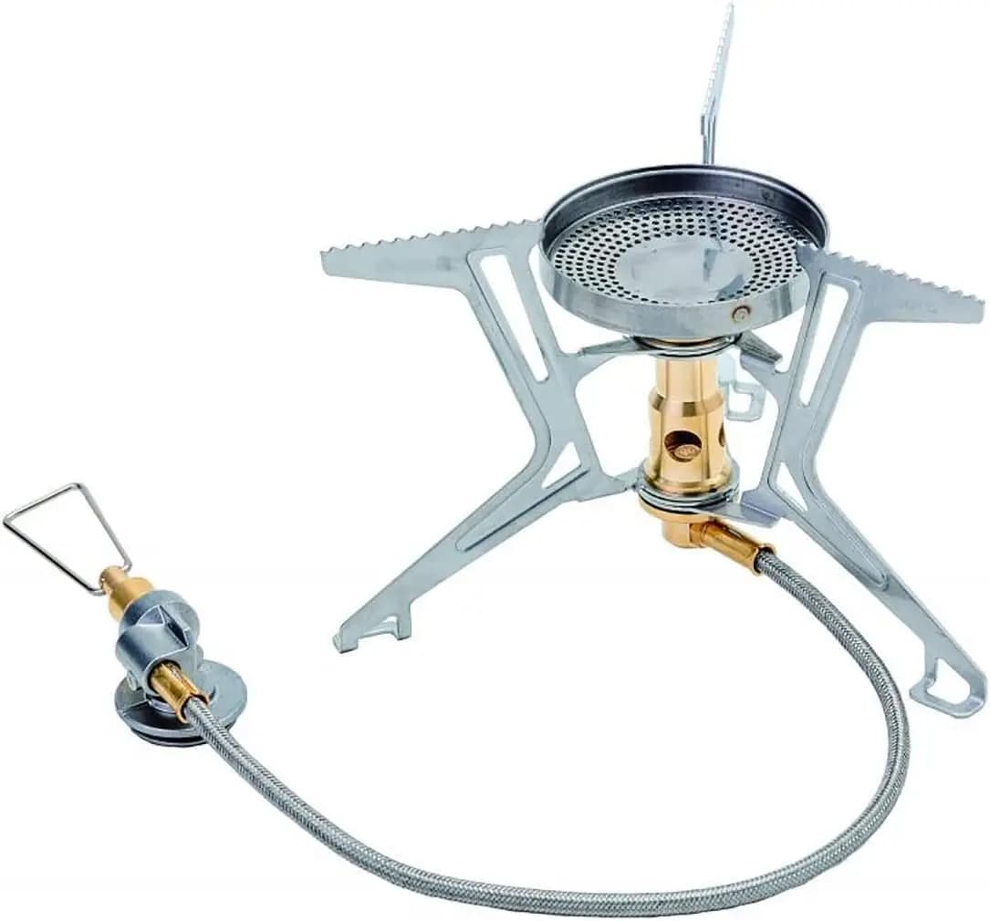 Anti-wind Portable Camping Stove with Micro Adjuster for Hiking and Open Kitchen - Spiked
