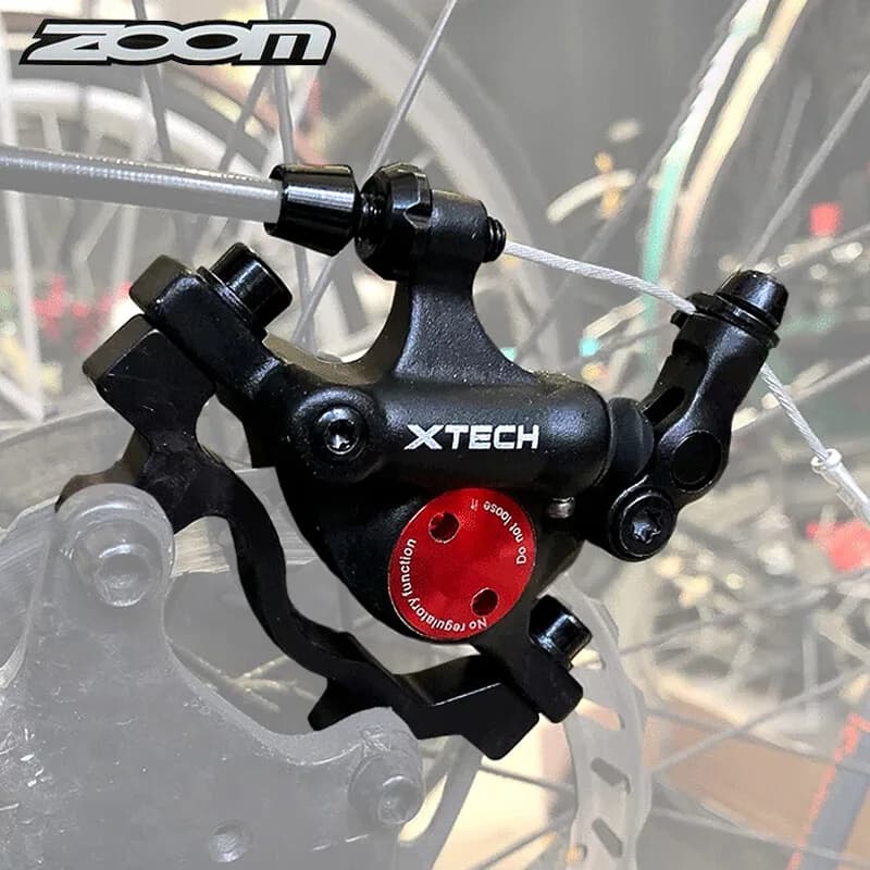 Freni Idraulici per Bicicletta ZOOM, Pinze a 2 Pistoni per Bici Elettrica, Freni a Pressione Olio per Mountain Bike