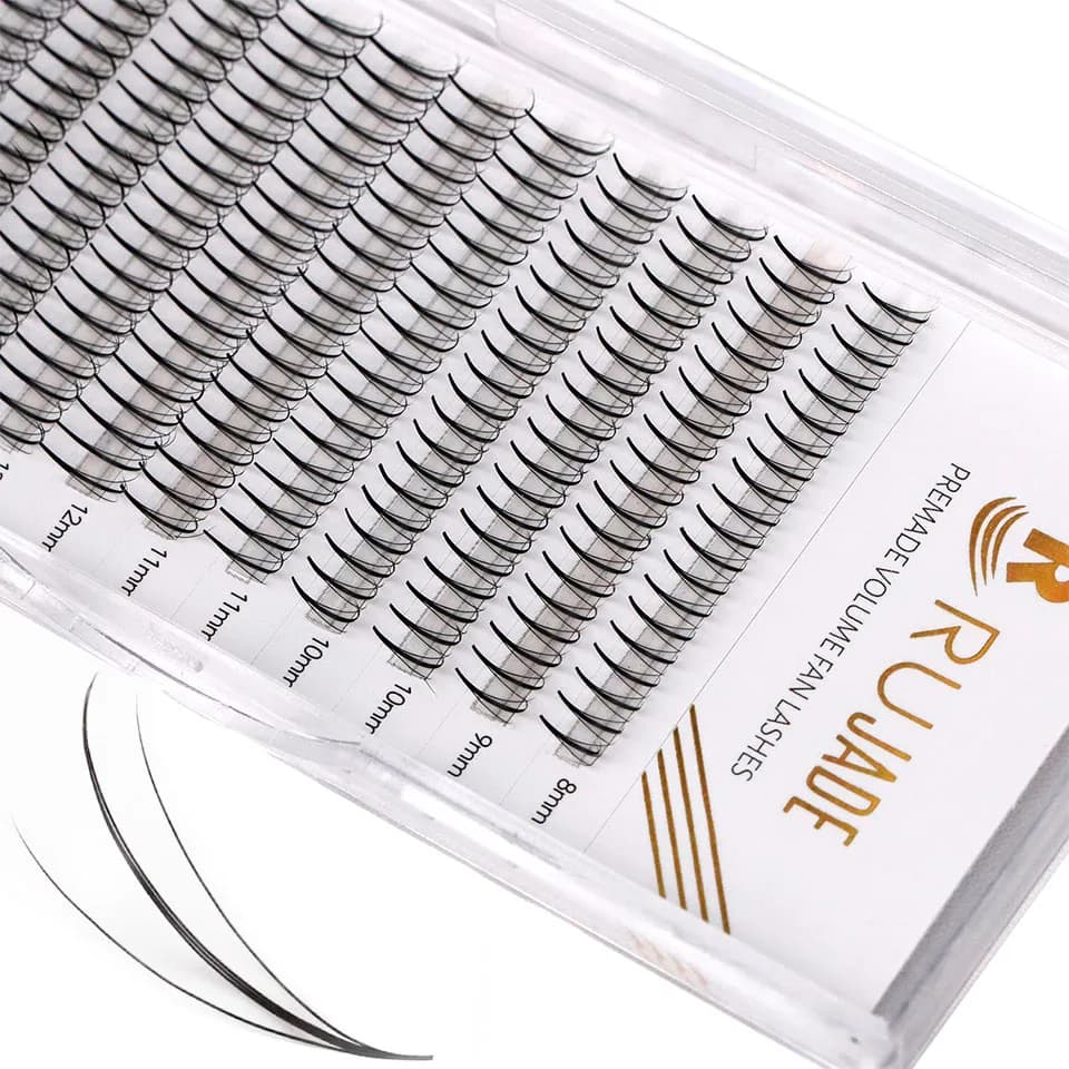 Rujade 3D 5D 7D 9D Premade Wispy Fans Ciglia Sharp Punta Stelo Falso Visone Wispy Spike Russo Volume Fan Ciglia Estensioni