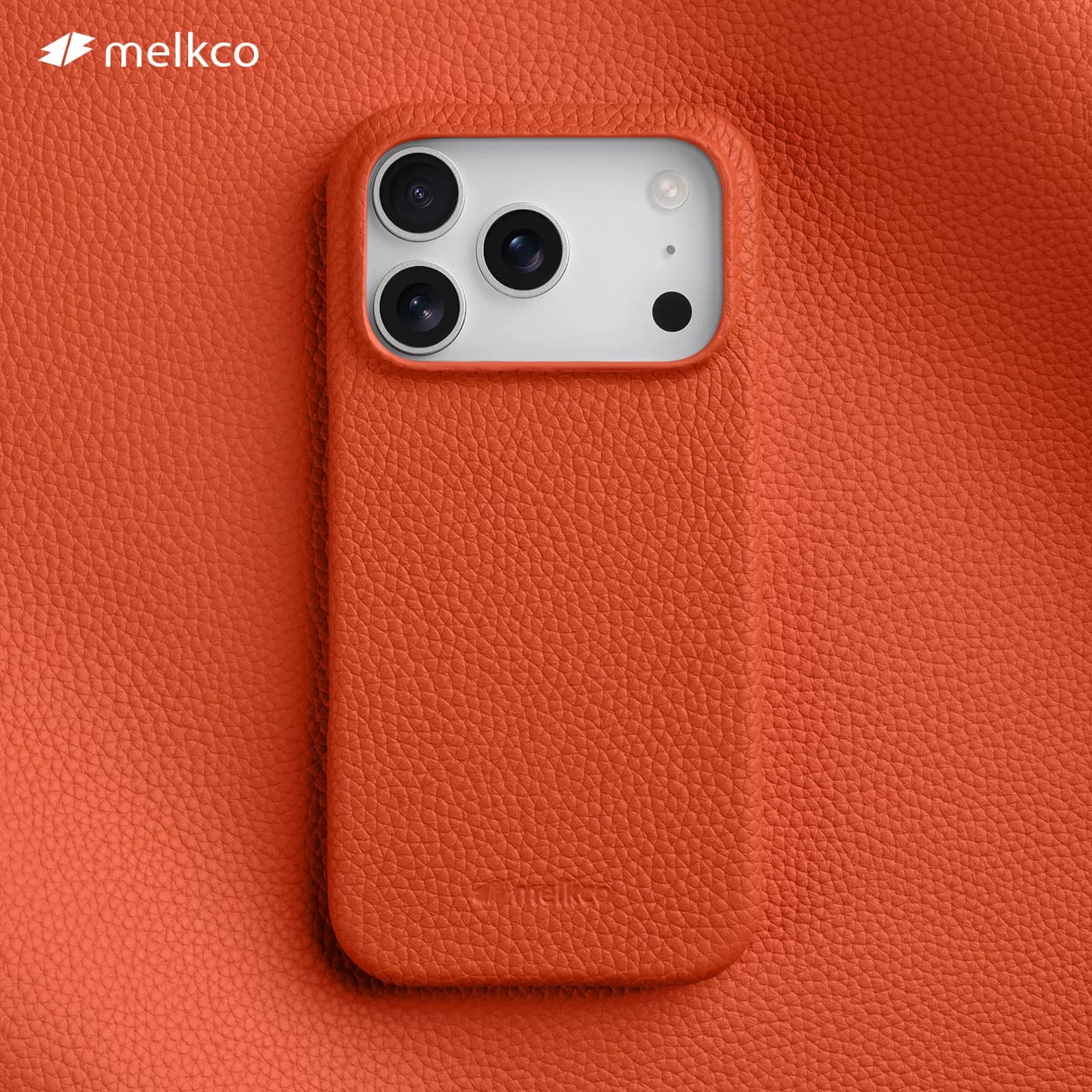 Custodia Magsafe originale in vera pelle di vacchetta Melkco per iPhone 17 Pro Max Air 17Pro Cover posteriore con armatura wireless magnetica aziendale
