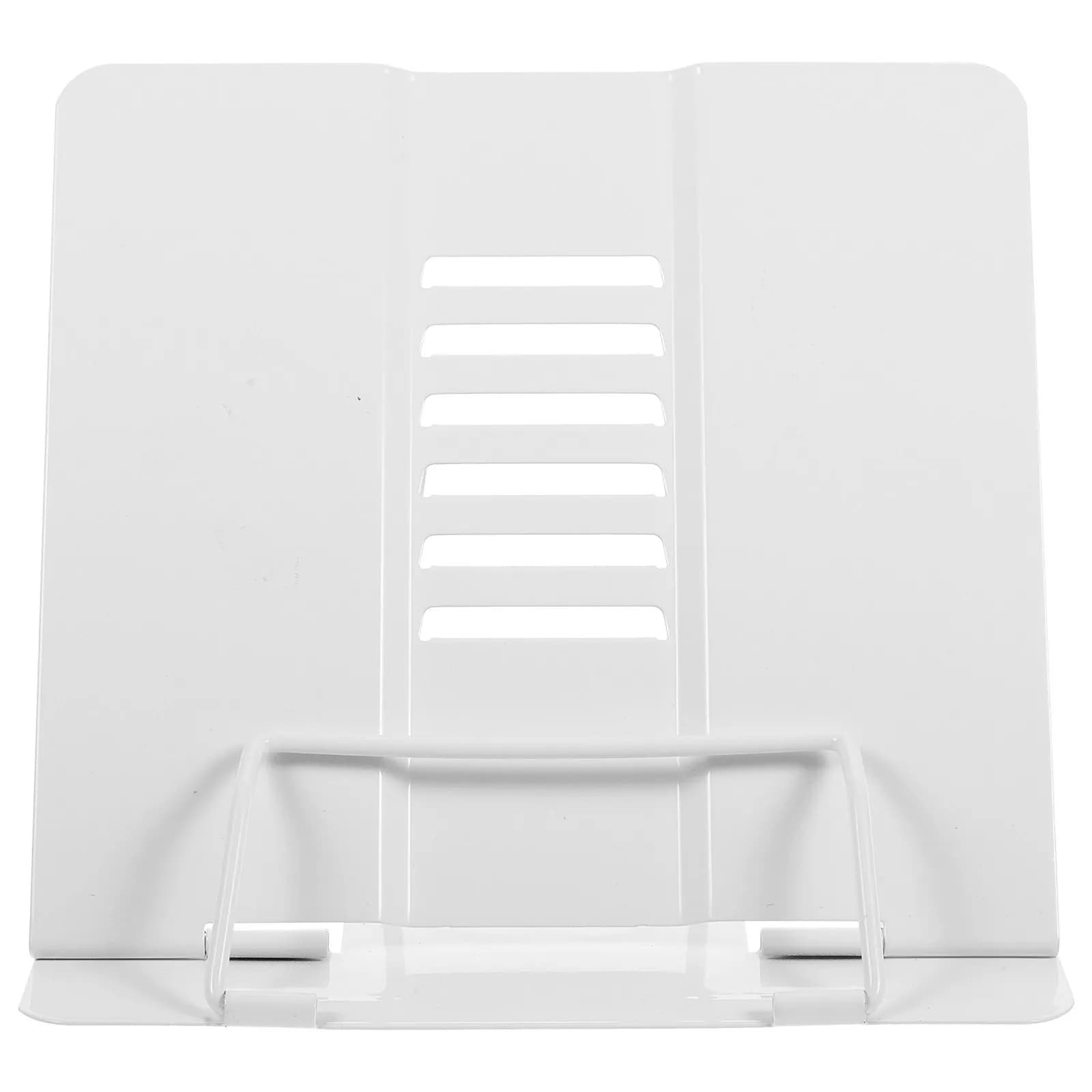 Supporto per Libri in Metallo Premium, Regolabile Multi-Angolo, per Scrivania, Ideale per Libri, Giornali, Documenti, Laptop, Apprendimento e Insegnamento