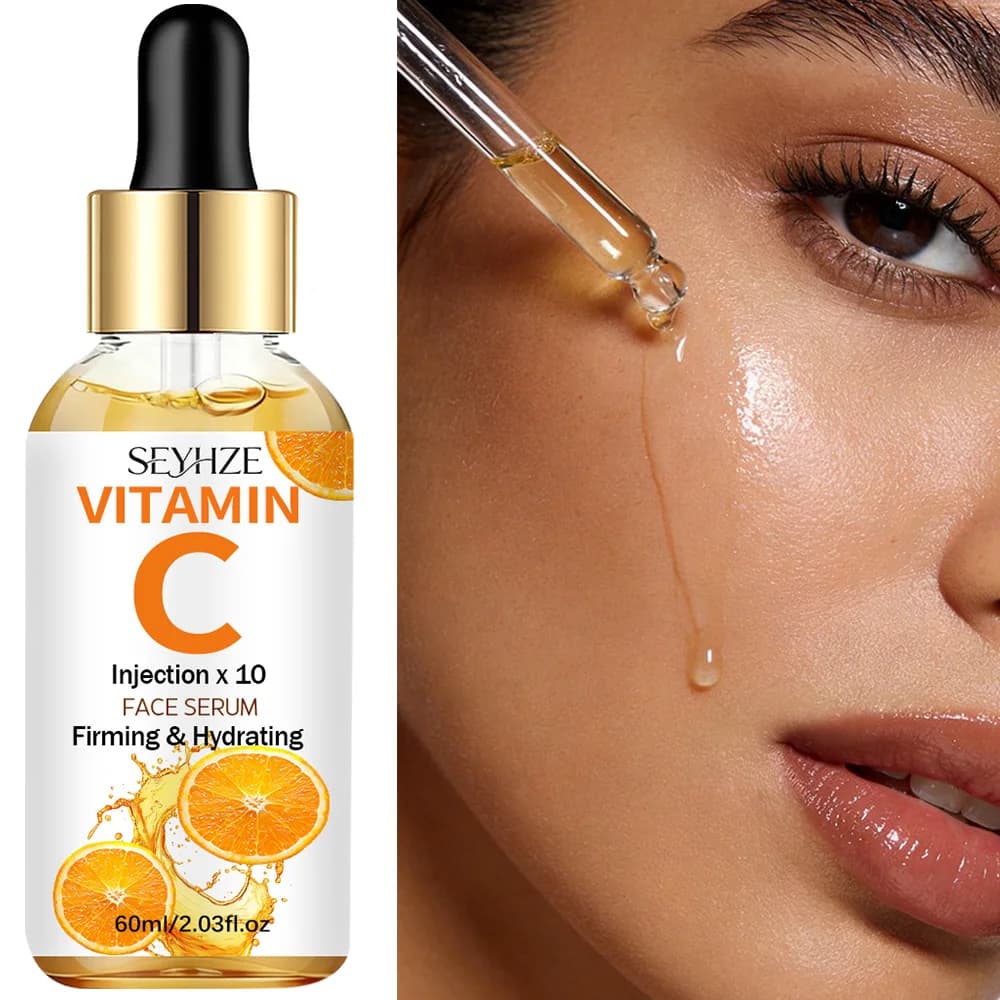 SEYHZE Liquid Essence to Collagen and Vitamin C 40ml/60ml Skin Care Day and Night for Sensitive Skin and Dry Seed Control Anti-A Hydrating Sebum