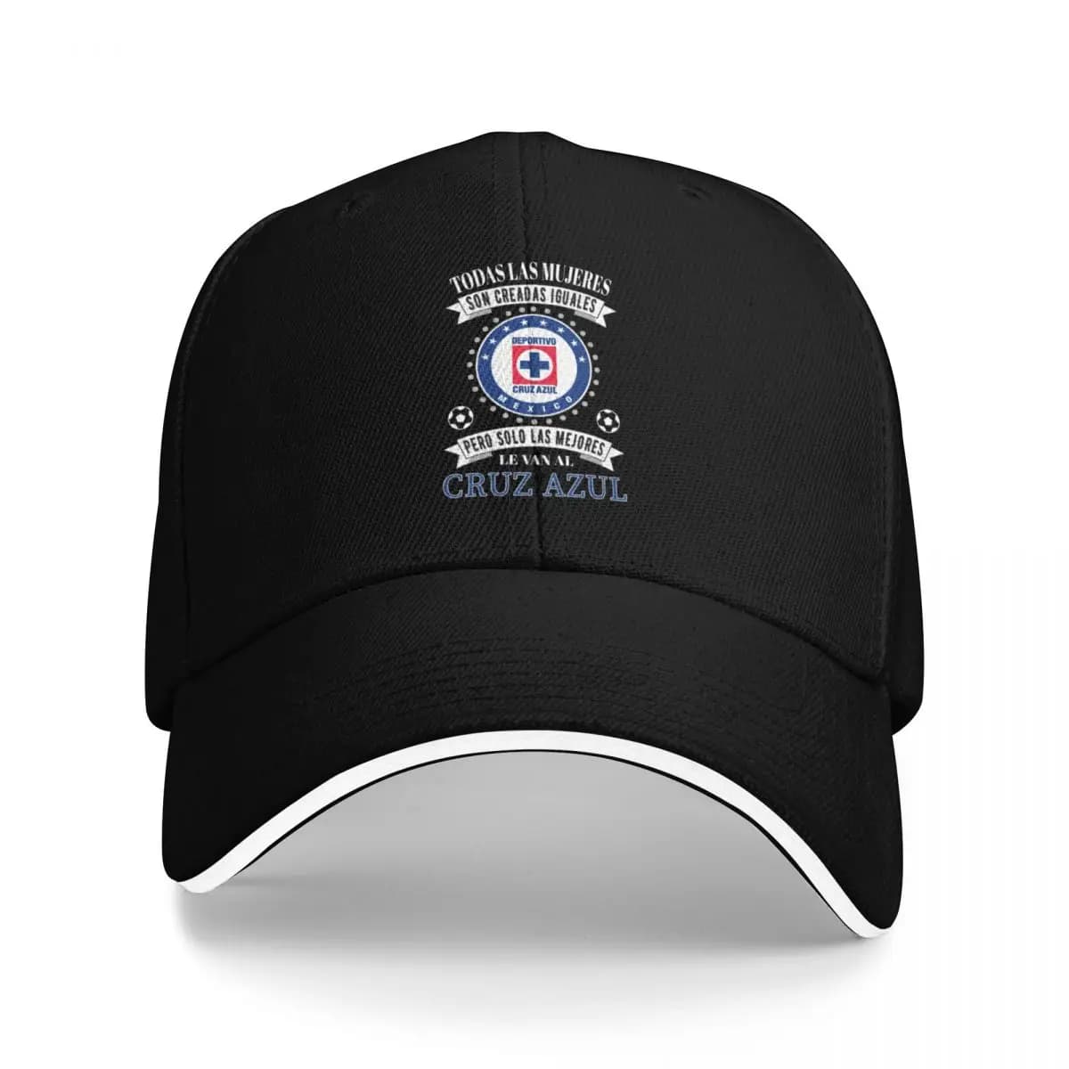 Playera Club Cruz Azul Las Mejores le van a Cruz Azul para Mujeres Berretto da baseball Cappello da baseball selvaggio Rugby Donna Spiaggia Uomo