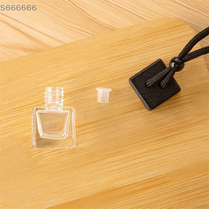 Deodorant for Environments Perfume Bottle Scentage Ornament Black Carpet Empty square bottle dyed to diffuser of essential oils for car Fragran