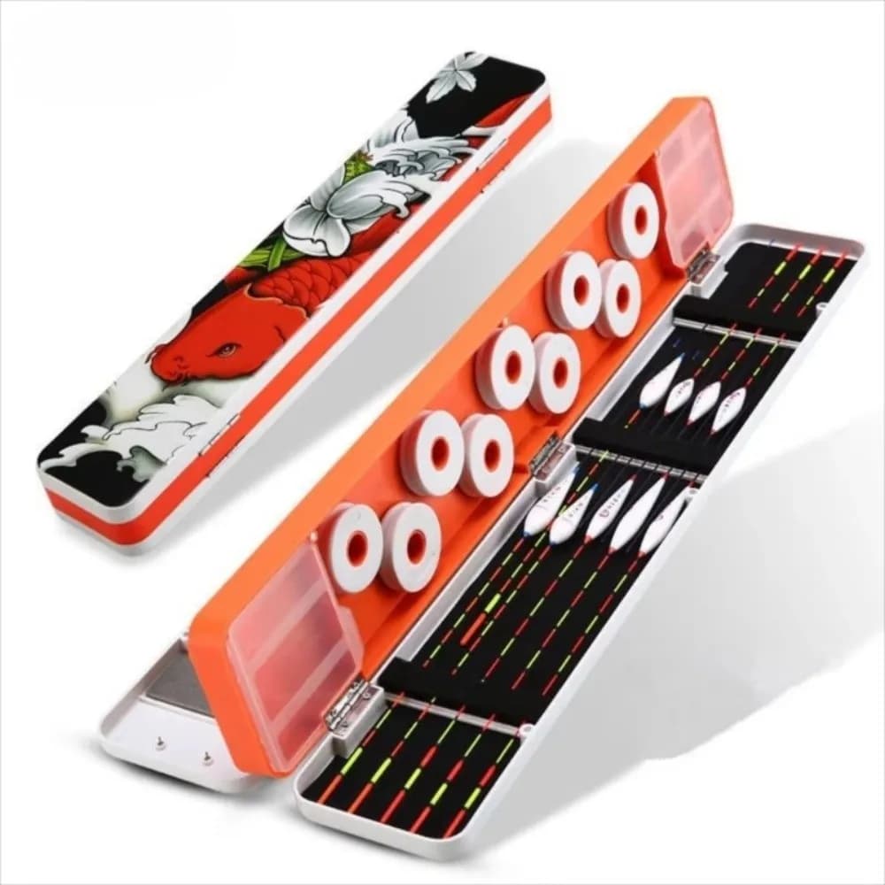 Fishing Equipment Box Painted, Resistant to Falls, ABS, with Wrap Layer, Accessories and Supplies for Fishing