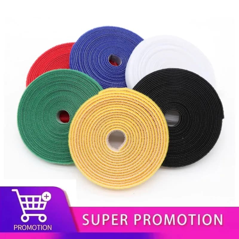 Data Cable Management Cable Tie Reusable Removable Multi-purpose Wire Organizer Data Cable Storage Tape Plant Fixation