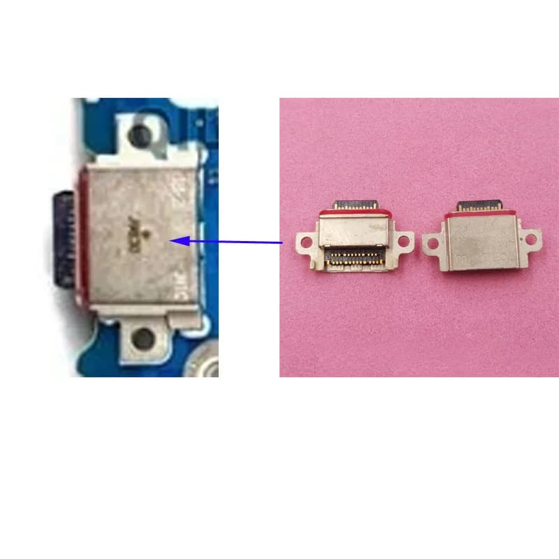 5-100Pcs Charger Charging Usb Dock Connector Type C Plug For Samsung Galaxy S10 Plus G975F S10E X W20 G977 G975 G970 G973 Fold