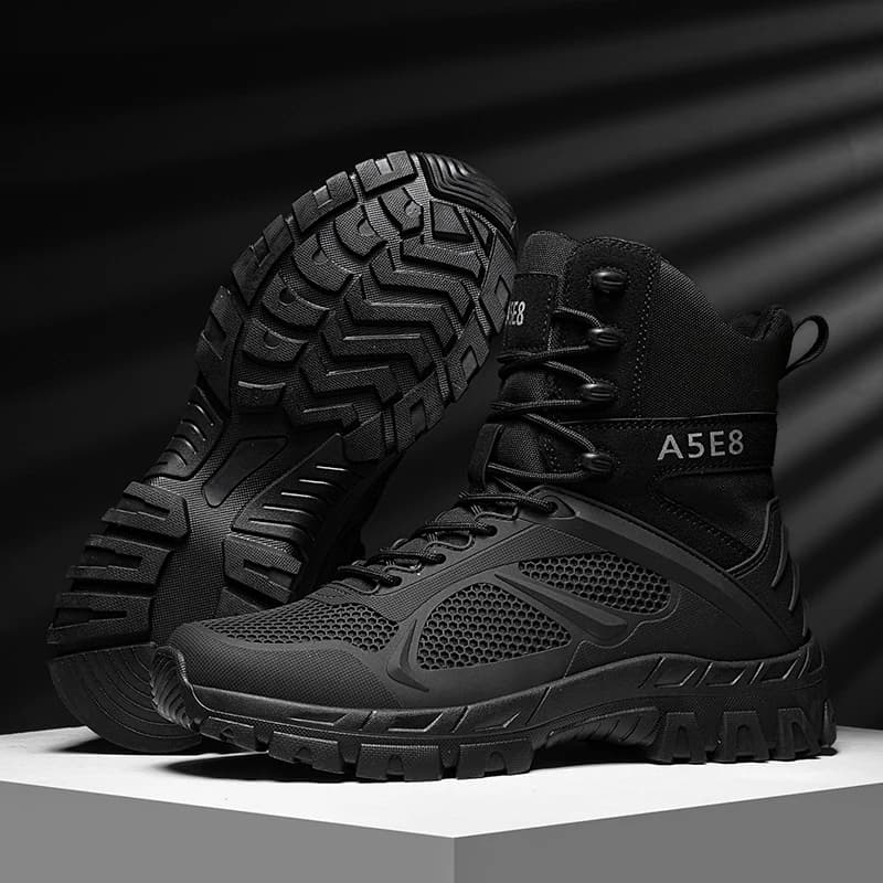 Men's training boots four seasons anti-slip breathable comfort plus size outdoor field hiking boots Professional tactical boots