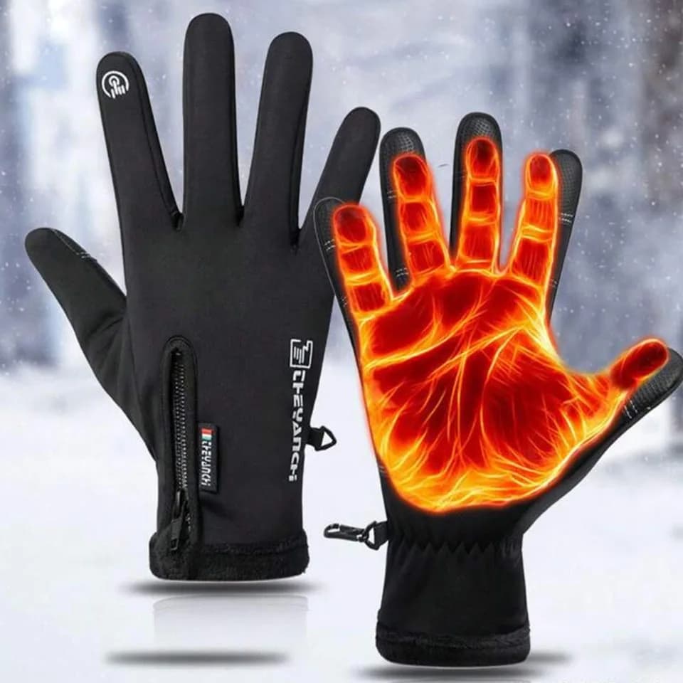 GTUBIKE Outdoor Winter Cycling Ski Gloves for Men Women's Waterproof Touchscreen Hot Non-slip Gloves Snowboard Motorcycle Gloves