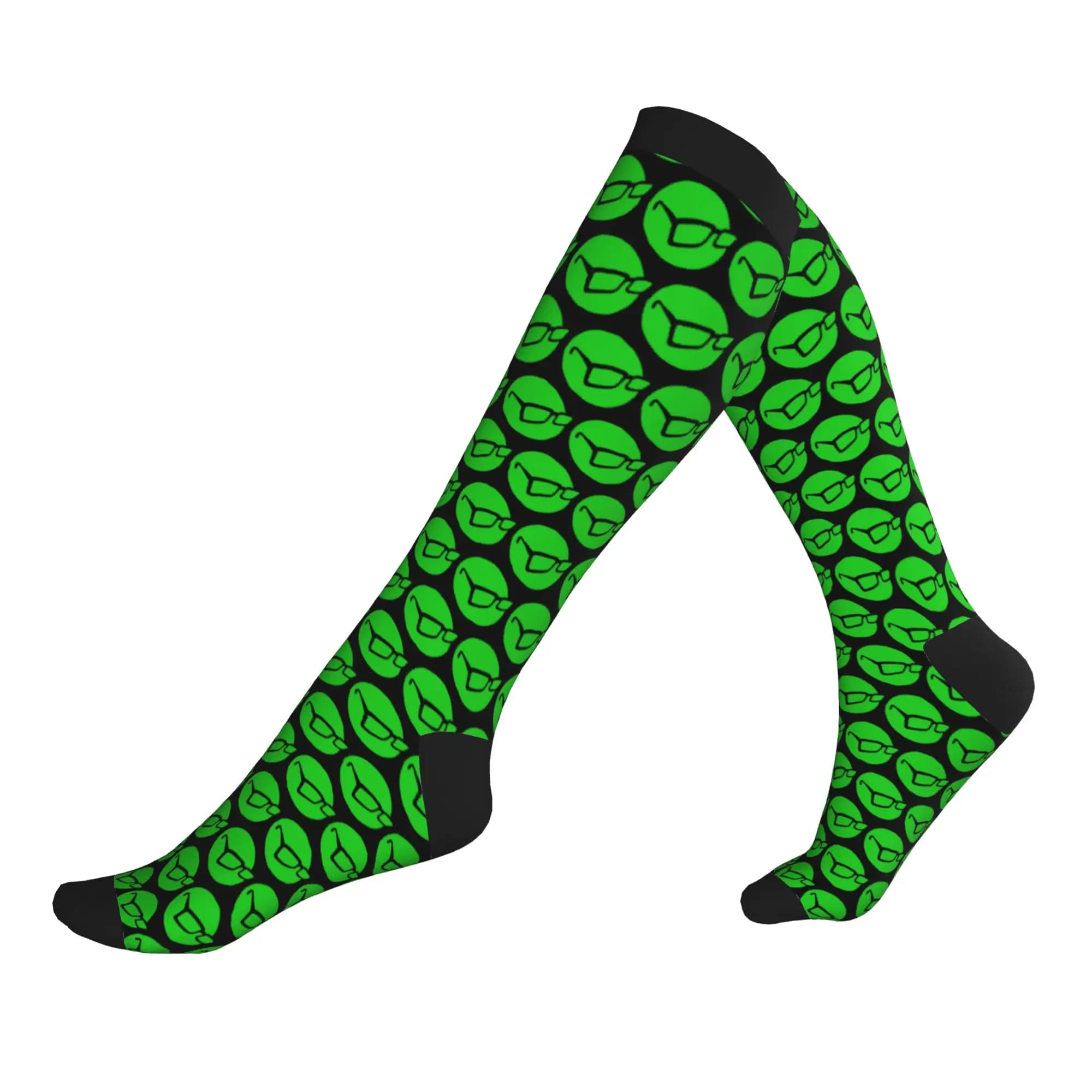 Funny Printing Korda Fishing Logo Socks for Women Men Stretch Summer Autumn Winter Fisherman Gift Sports Compression Socks