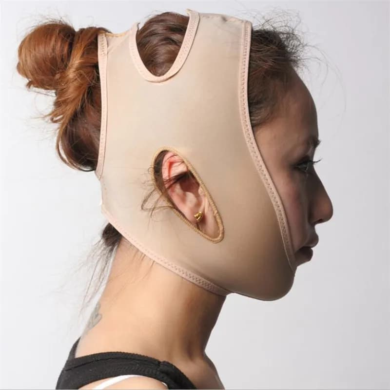 Fascia Modellante Viso a V, Cinghia Rassodante e Rilassante per Ridurre il Doppio Mento, Fascia Massaggiante per Snellire il Viso - Offerta Speciale