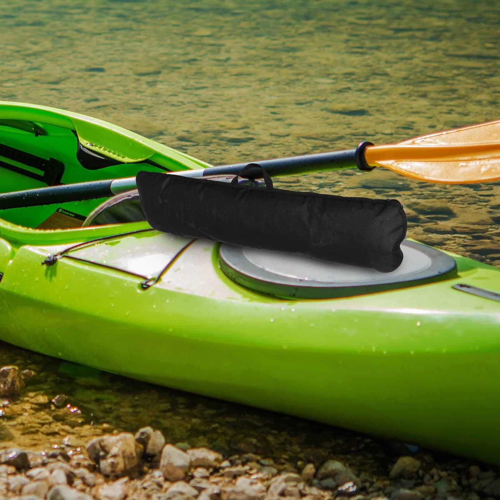 Borsa per pagaia da kayak leggera, custodia portatile per pagaia con cerniera, design ventilato ad asciugatura rapida per uso esterno in canoa