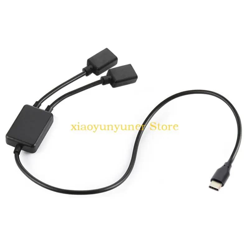 P9JB Cavo sdoppiatore USB C maschio a doppio USB C femmina per tablet cellulare PC portatile