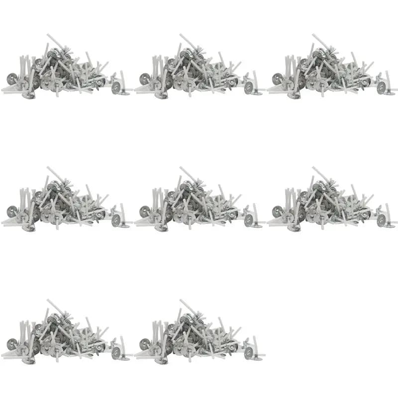 【COMELY】8000 Pezzi/Lotto Stoppini per Candele da 1 Pollice a Basso Fumo con Linguette Metalliche, Stoppini per Tea Light per la Creazione di Candele