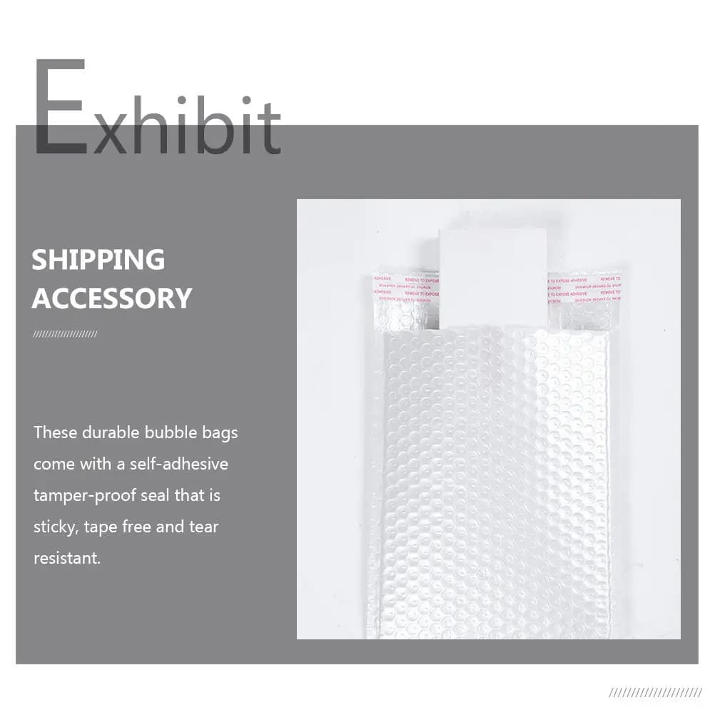 50 Envelopes Padded Perlinate Premium PE self-adhesive Raincoats Anti-humidity Anti-humidity Bags for Professional Shipping