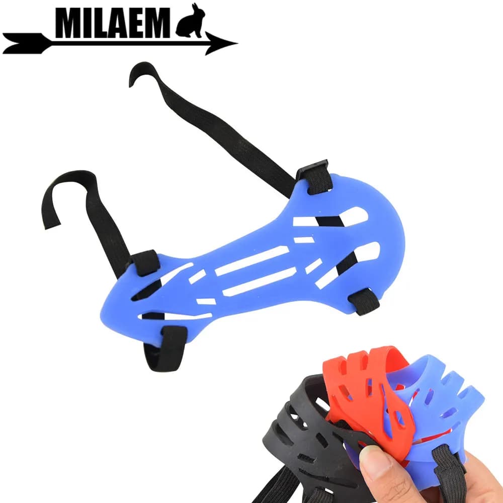 Protezione per il braccio per tiro con l'arco Protezione in gomma morbida per bambini Adolescenti Arco e frecce Tiro al bersaglio Pratica Caccia Accessori protettivi