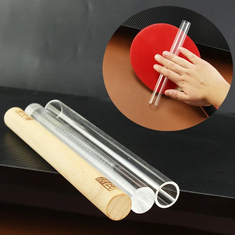 Professional Ping Pong Rack Roller, Glue for Application, Table Tennis Rack Accessories