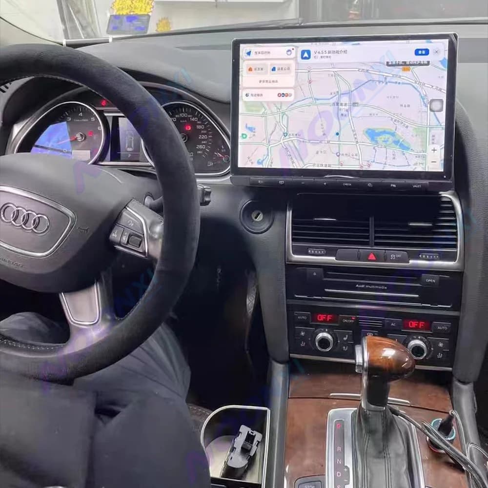 Android 14 Stereo DSP Per Audi A6 S6 RS6 Q7 SQ7 2005-2015 CarPlay Navigazione QLED Schermo Nuovo 13.1 '' Autoradio GPS Android Auto