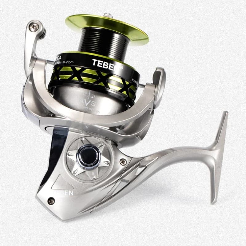 Hot TEBEN T8500A Spinning Reel Full‑Metal‑Head Long‑Cast Metal‑Spool Fold‑Handle for Saltwater Sea‑Anchor Fishing Anglers