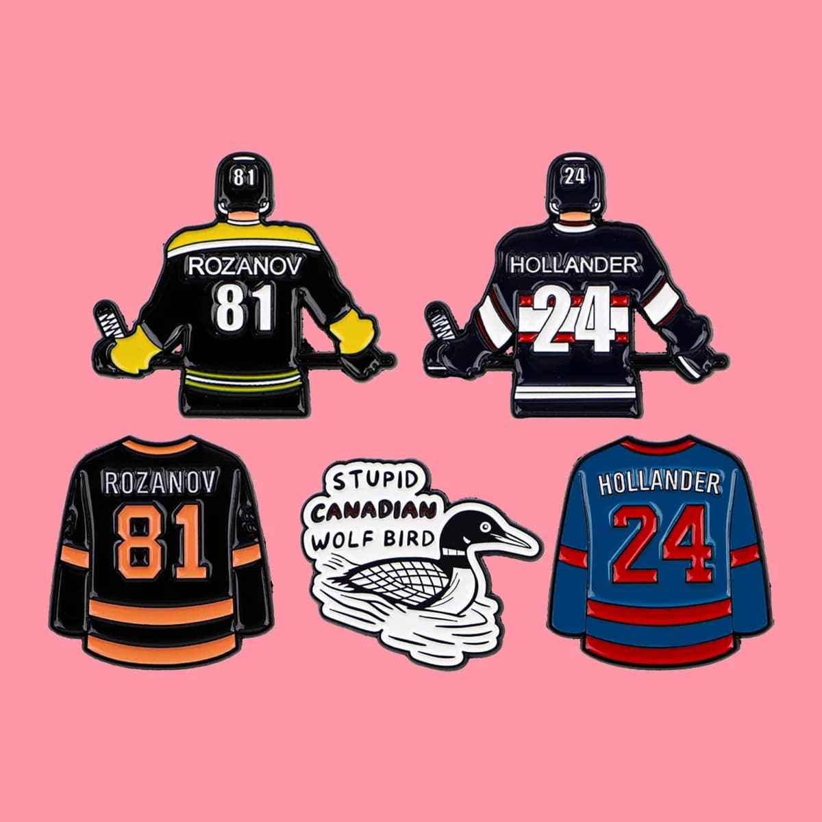 Spilla smaltata con citazione 'Heated Rivalry' per divisa da baseball, spilla da risvolto, distintivo per zaino, accessori per abbigliamento, gioielli, regalo