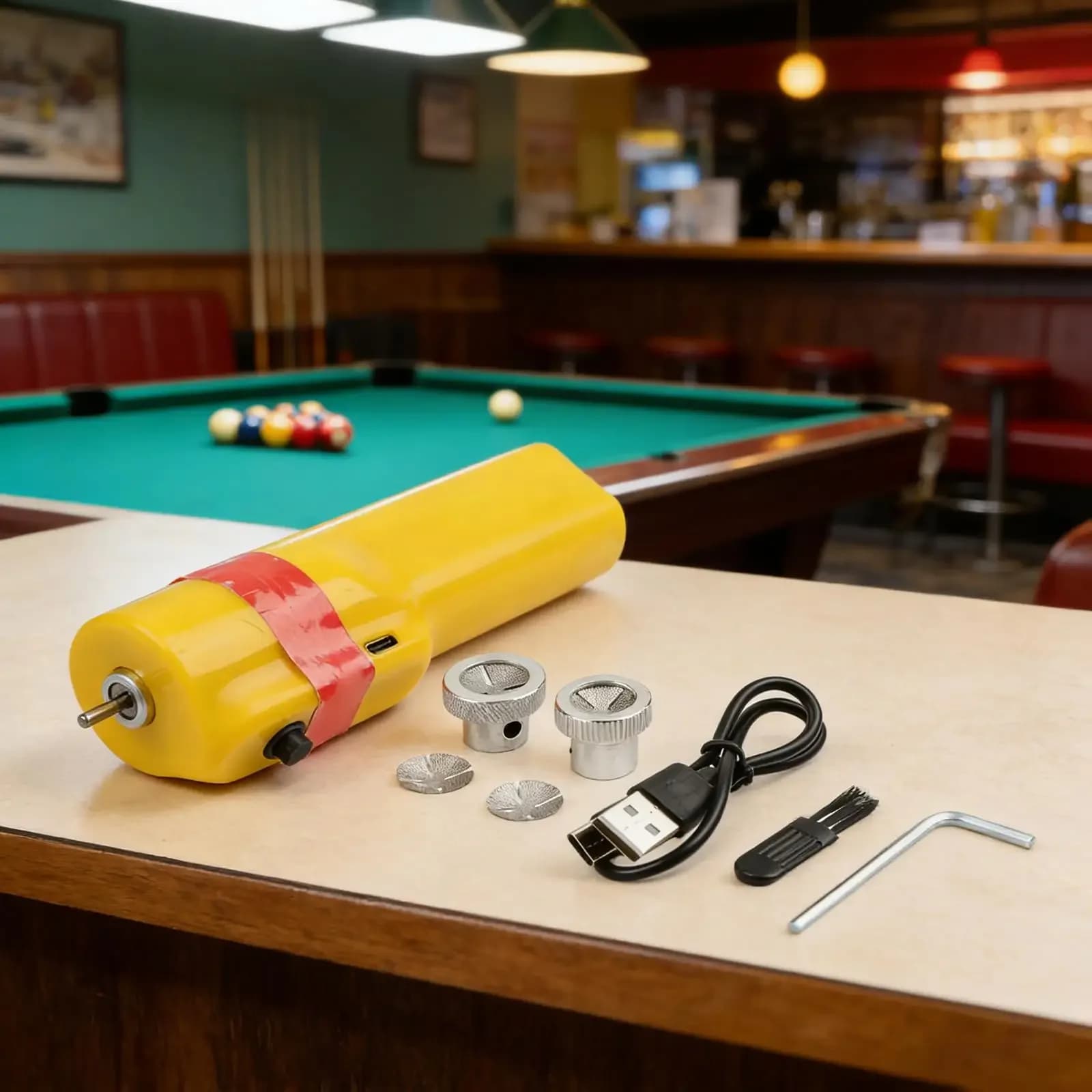 Modellatore Elettrico per Punte di Stecche da Biliardo e Snooker con Funzionamento Motorizzato Efficiente e Formazione Affidabile delle Punte