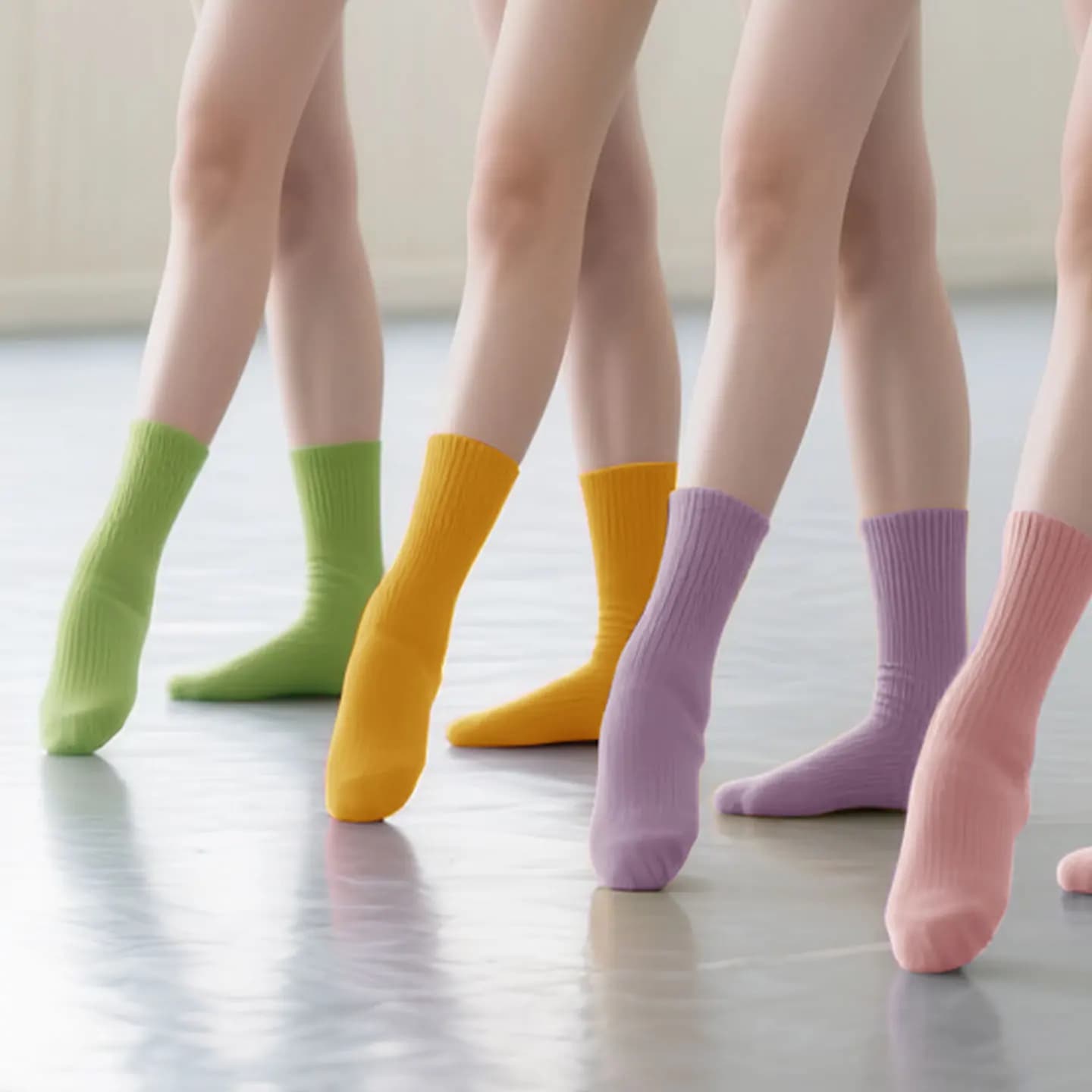Girls Women's Modern Dance Socks Men's Cotton Socks Ballet Socks Pilates Yoga Socks Children Adults Dancewear
