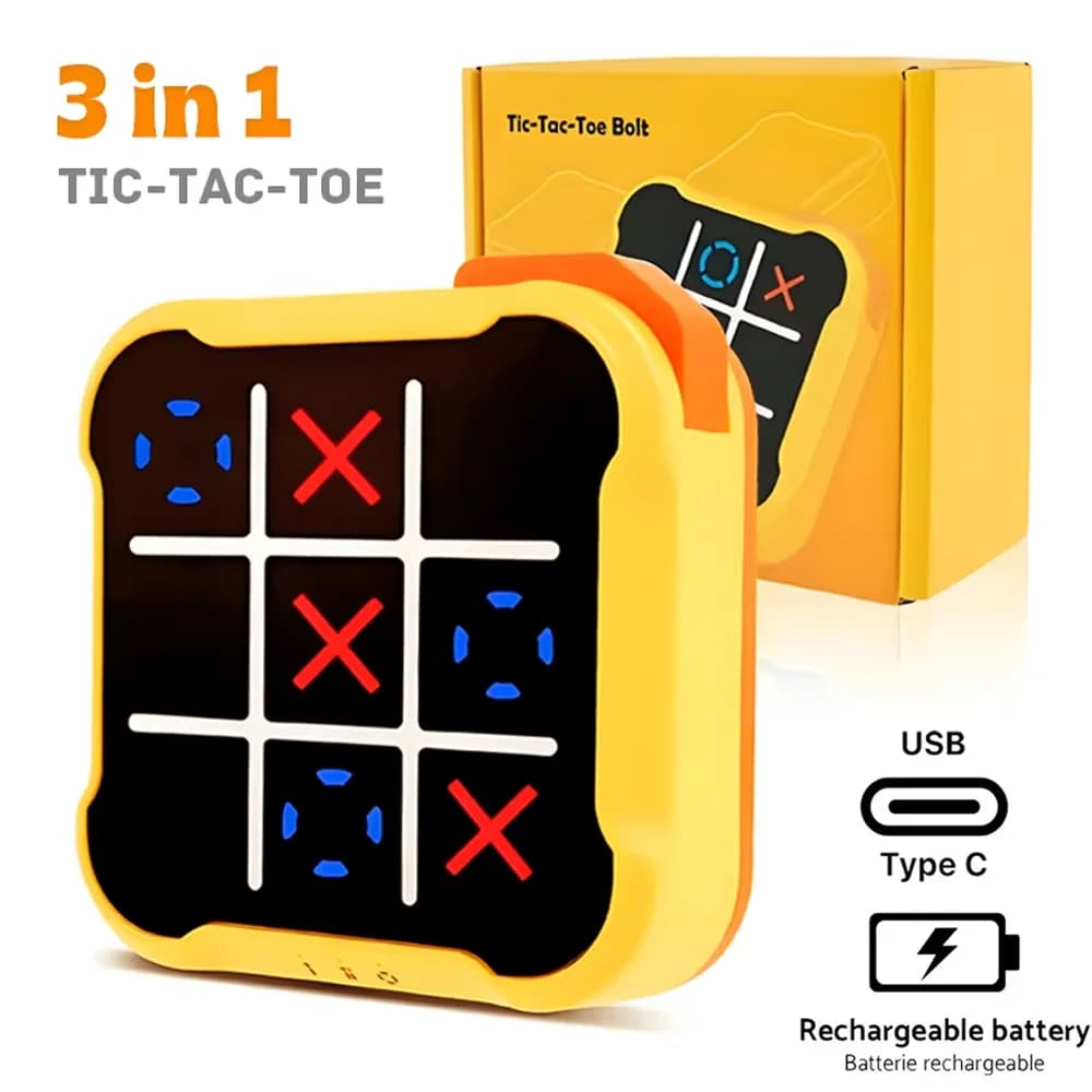 3in1 Elettronico TIC-TAC-TOE Bullone Gioco di Scacchi Multifunzionale Per Bambini Puzzle Giocattoli Portatile Palmare Gioco Da Tavolo Giocattoli Per Bambini Regali