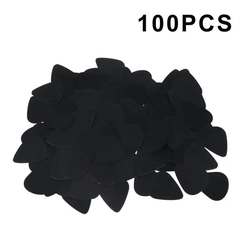 100Pcs ABS Acoustic Electric Guitar Ukulele Bass Smooth Picks 0.46MM Plectrums Acoustic Electric Guitar Accessories