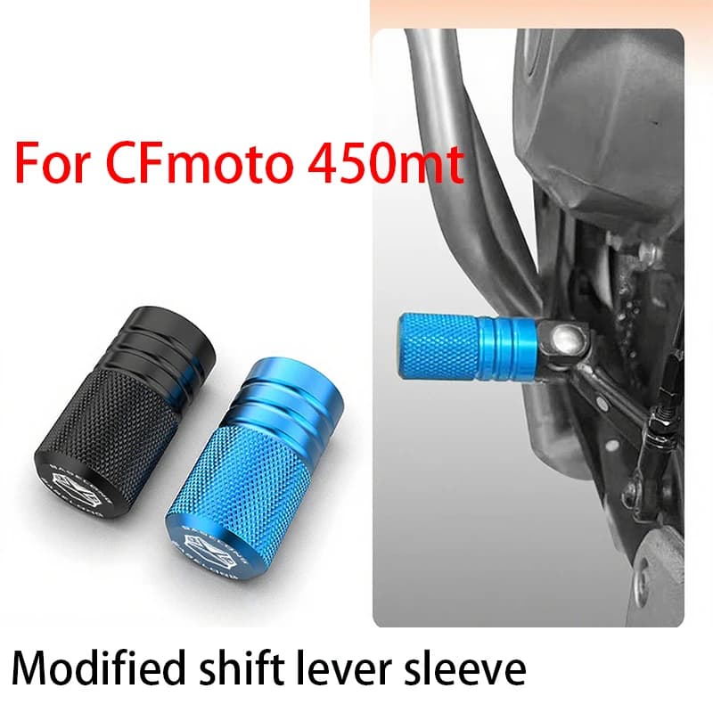 Per CFmoto 450mt, coperchio leva cambio modifica moto, modifica leva cambio estesa in lega di alluminio