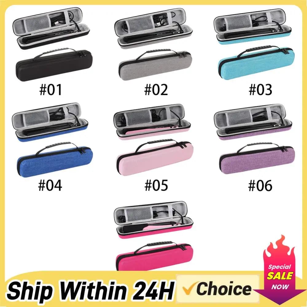 Bag for hair plate, anti-fall case for hair clips, multifunction portable travel bag for home storage