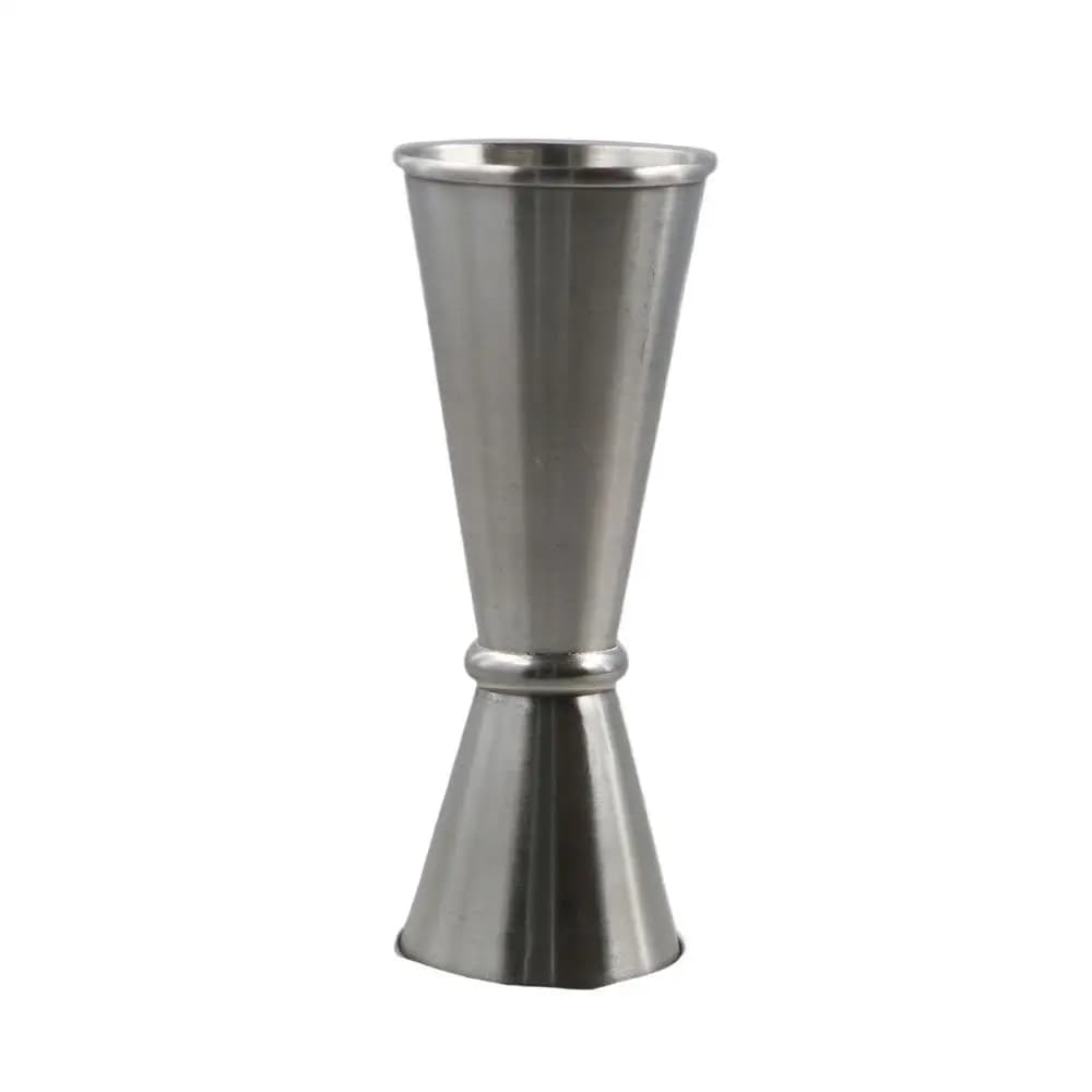 Misurini in acciaio inossidabile Dual Shot 15/30 25/50 20/40ml Lucido Cocktail Jigger Tazza arrotolata Bordo superficie Tazza di oncia liscia