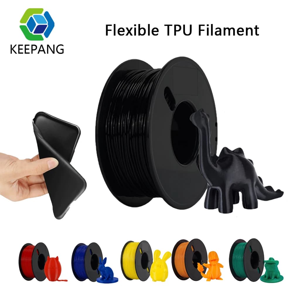 200g TPU Filament 1.75mm 3D Printer Flexible Filament No Bubble 95A Plastic Material TPU Filament For 3D Printing Filament